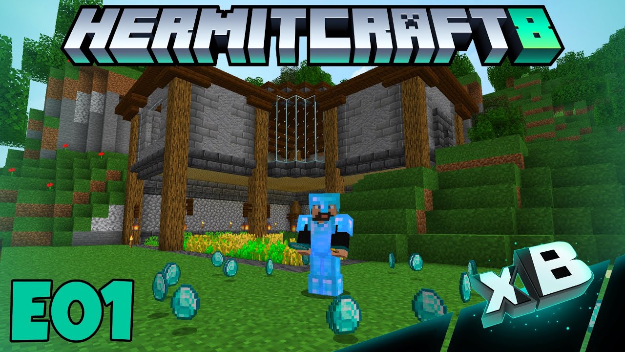 HermitCraft 8 | 1.17 DIAMONDS & STARTER SHACK! [E01]