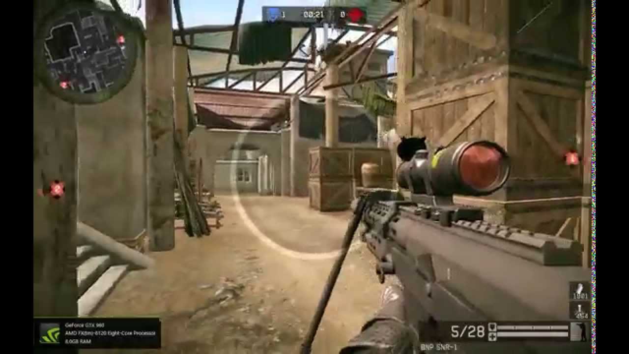 Warface - Sniper gameplay on Yard (ESL Clanwar vs POF)