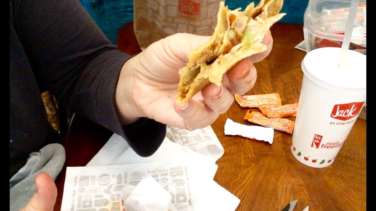 Angela Bright Jack in the Box Greasy Tacos Let’s do Lunch evening relaxation Quiet ASMR
