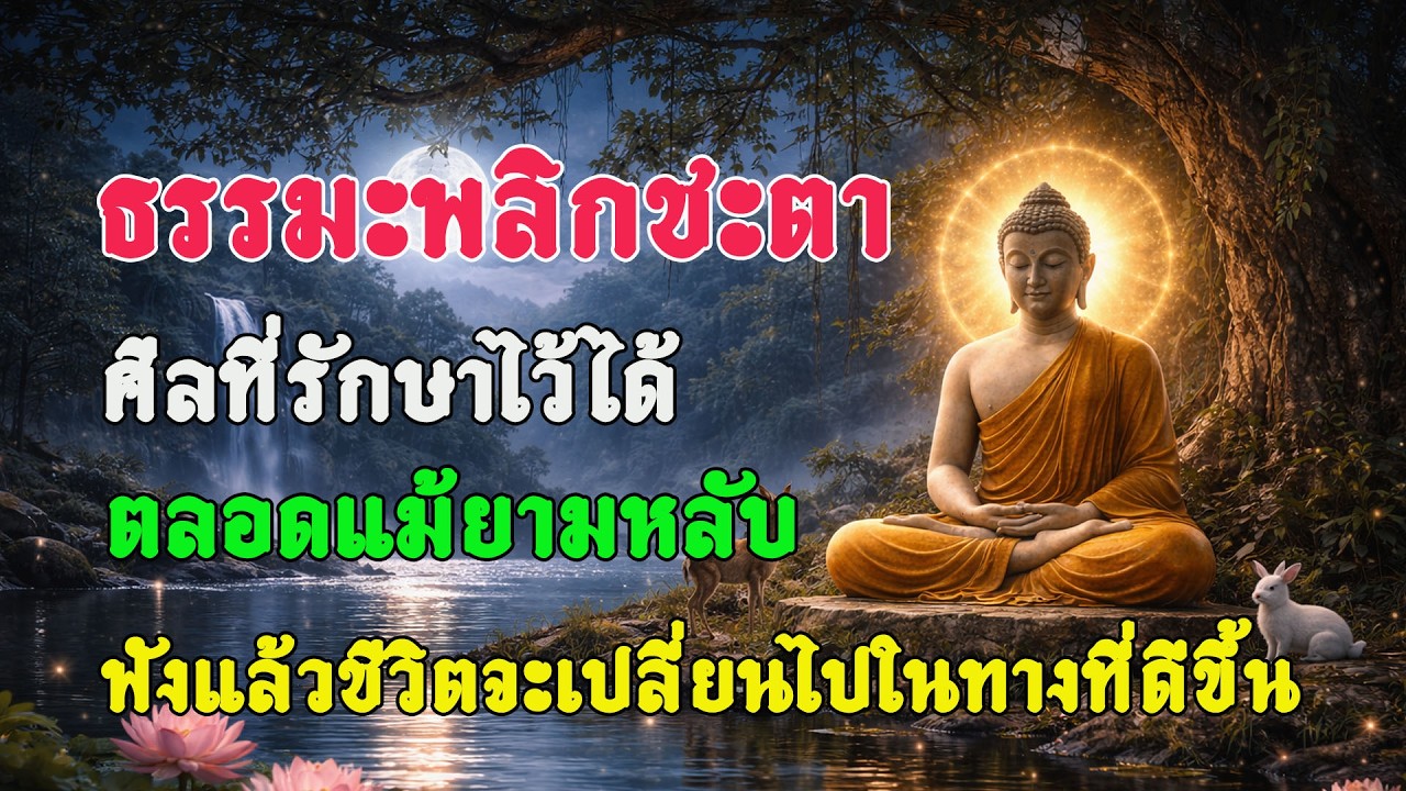 ธรรมะพลิกชะตา ศีลที่รักษาไว้ได้ ตลอดแม้ยามหลับ ฟังแล้วชีวิตจะเปลี่ยนไปในทางที่ดีขึ้น