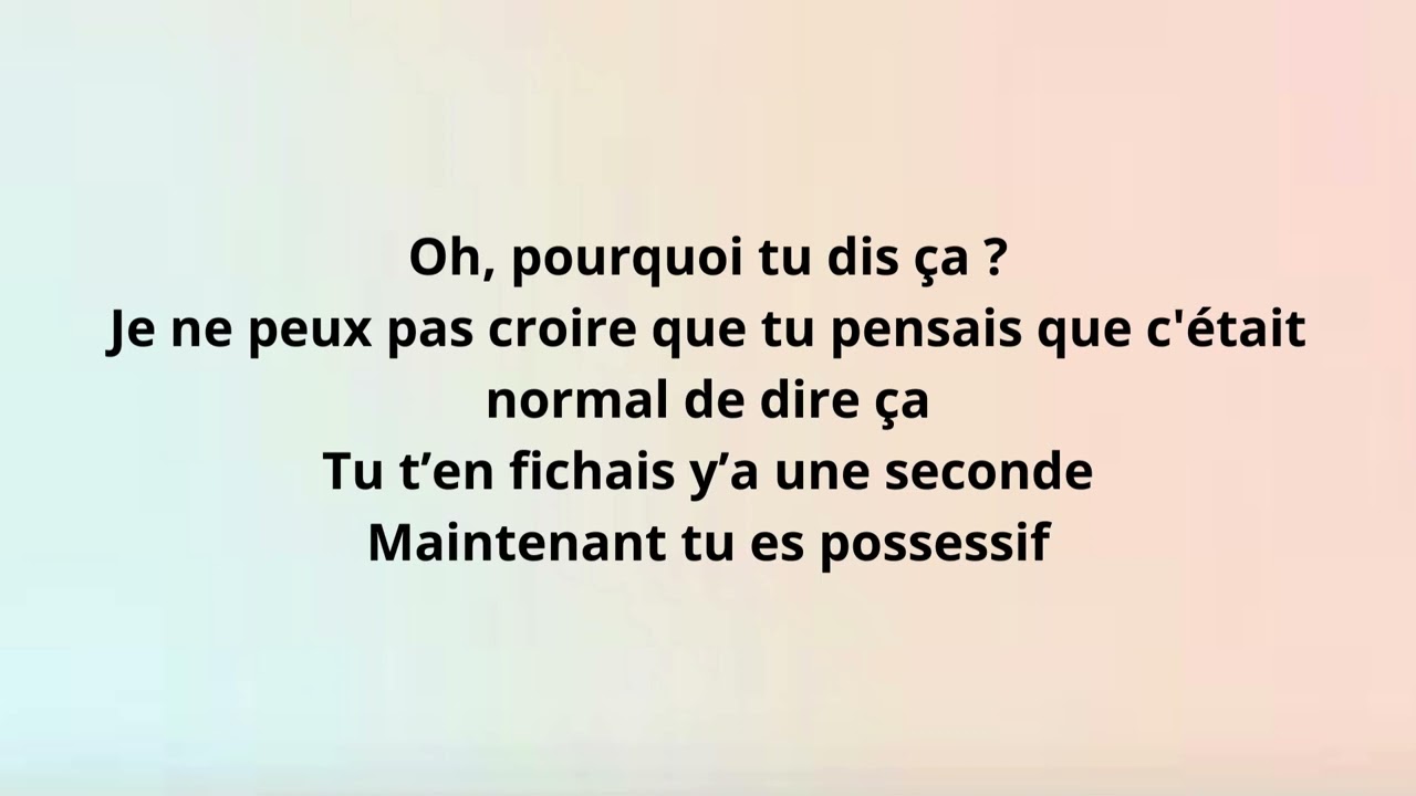 Tate Mcrae - Messier ( Traduction Française )