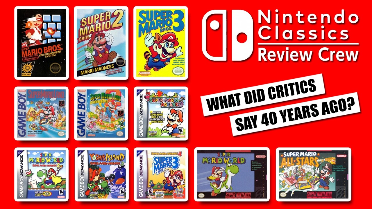 Magazine Critics Review Super Mario Bros. Games on Nintendo Switch Online (Nintendo Classics)