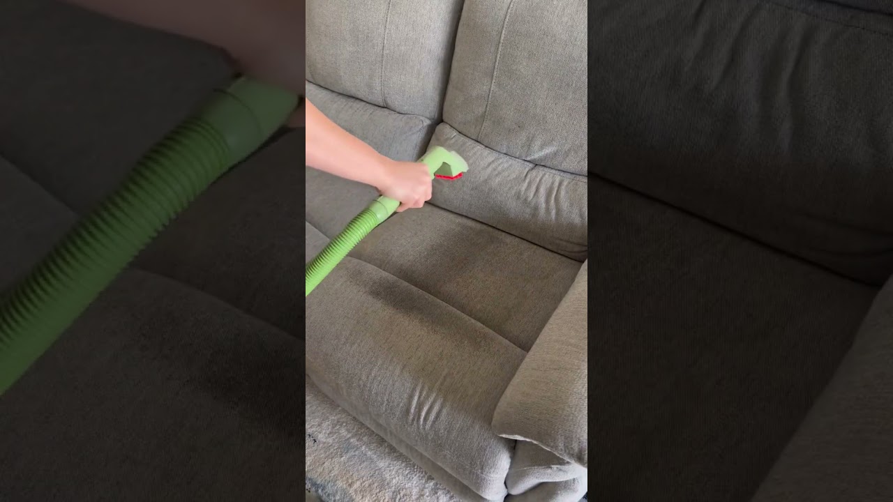Couch deep clean ✨ #asmr #asmrsounds #cleaning #cleanwithme #clean #deepclean #clean #cleaningasmr