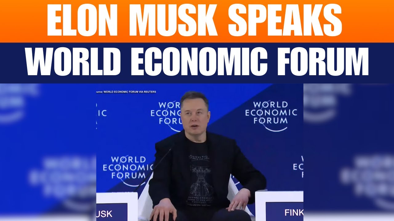 WATCH LIVE: Elon Musk attends a panel discussion at the World Economic Forum |Davos |Trump