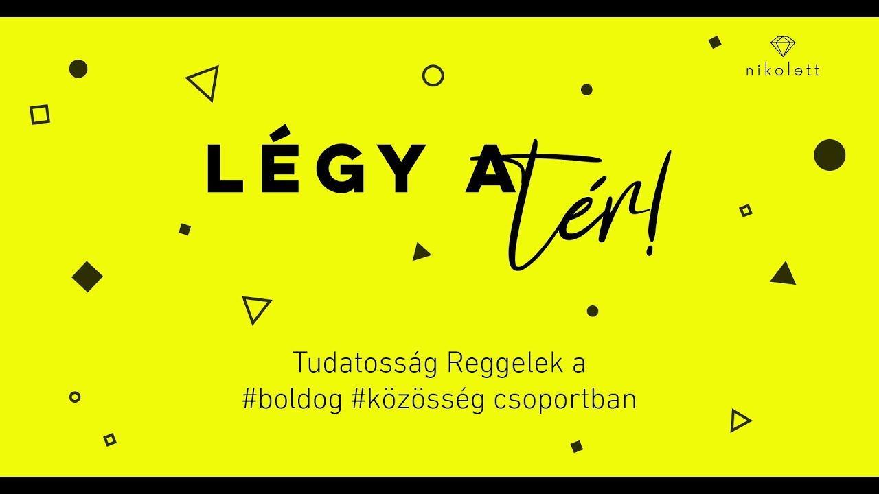 Légy a tér! #boldog #közösség reggelek - Pénz