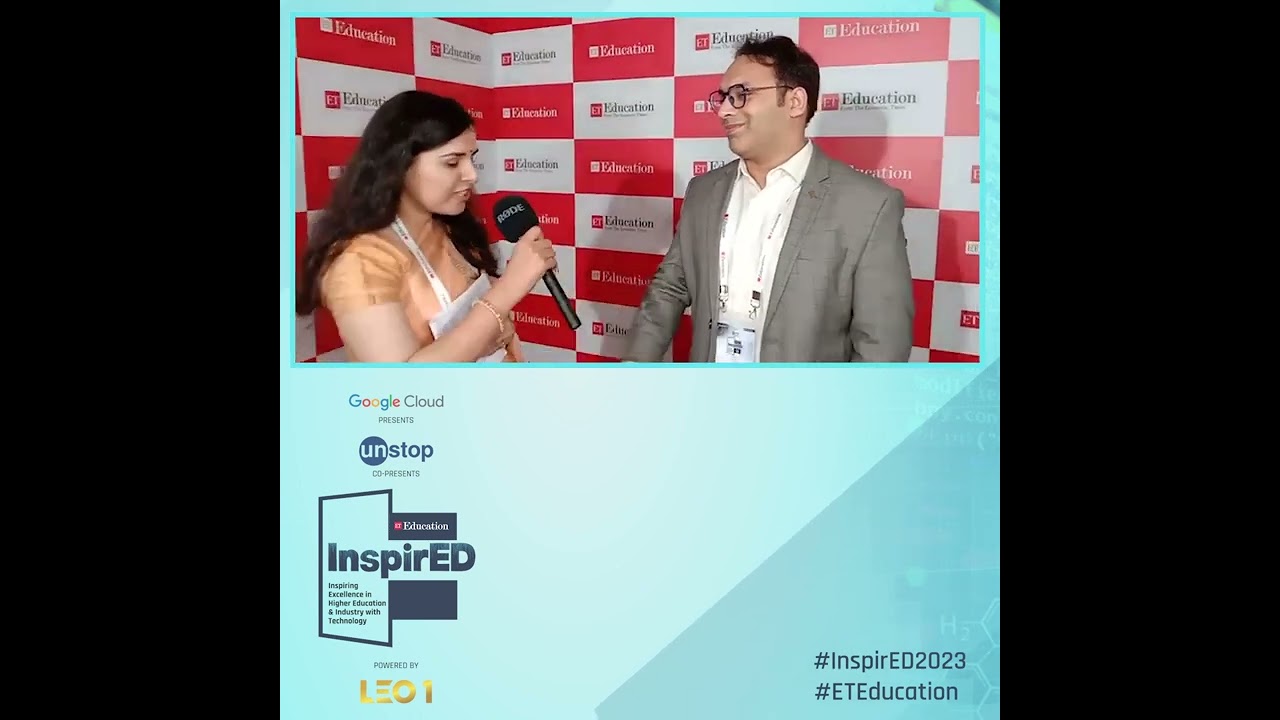 Harsh Nagpal from TCS iON Vocational Education sharing his insights at Inspired2023
