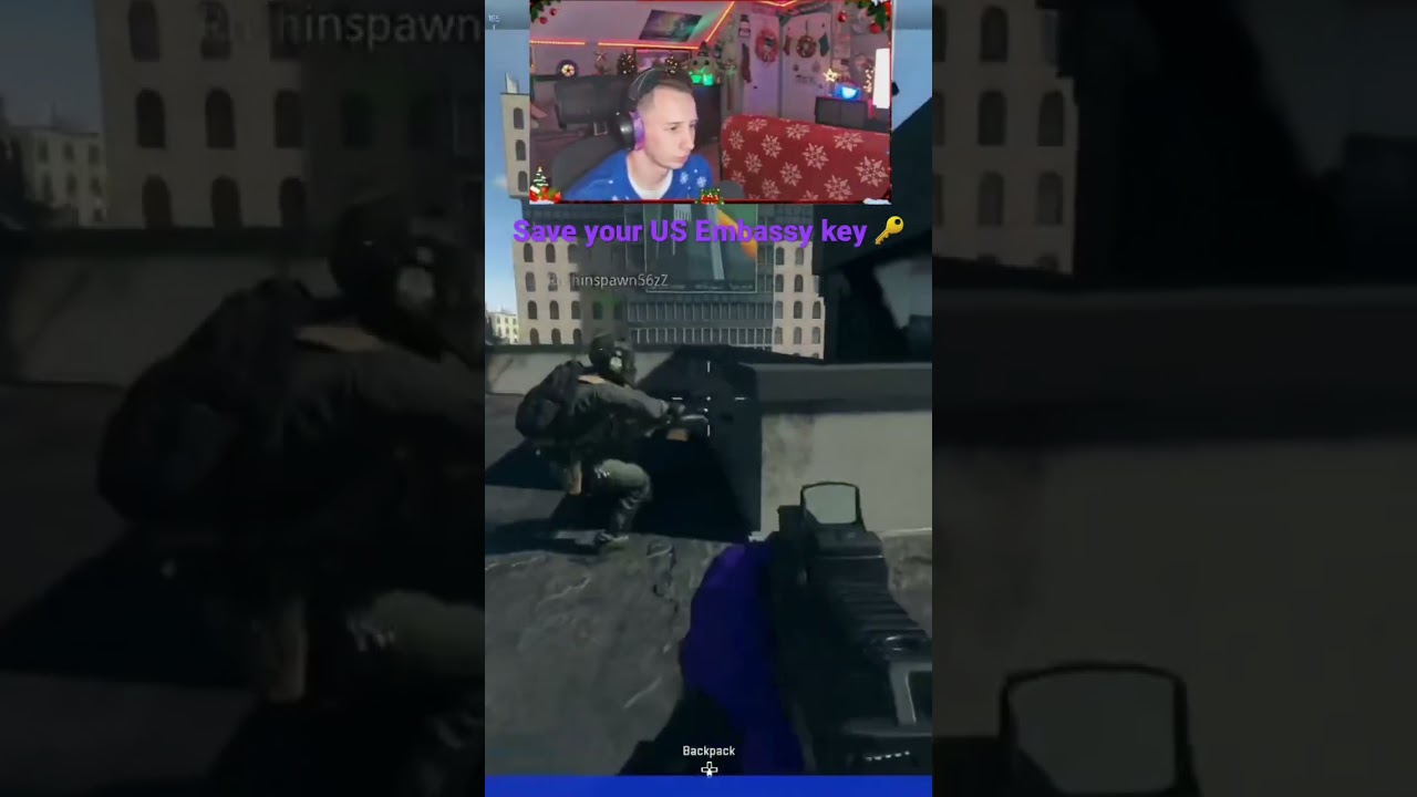 US Embassy building without a key in #DMZ #Gaming #Warzone #WarzoneClips #CoD #Shorts