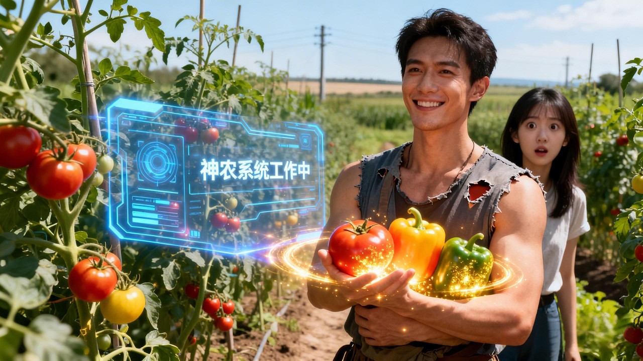 【完結】🔥農場出現神秘發光彩椒？我靠超級農場主系統逆襲成世界首富