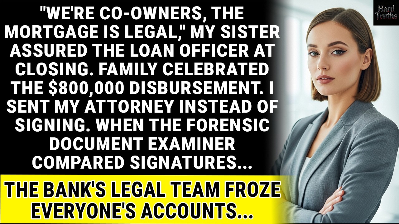 Sister Mortgaged My Warehouse As Co-Owner— The Bank's Fraud Department Found 12 Forged Signatures...