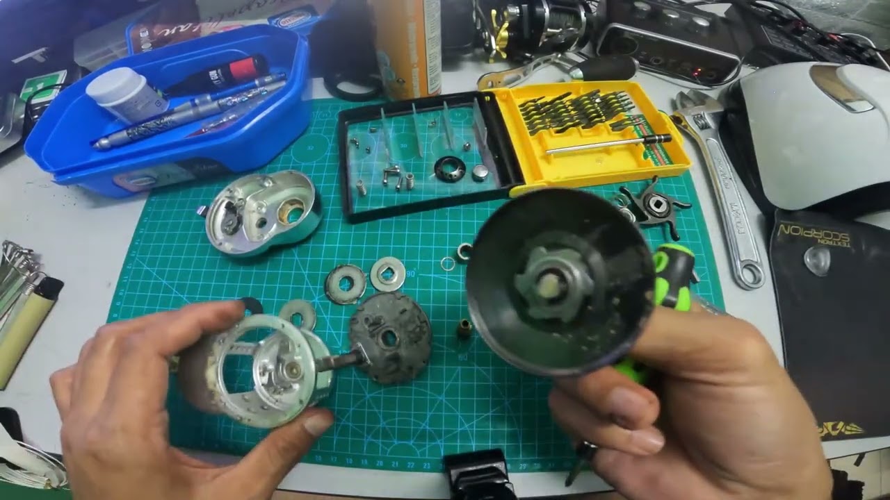 Servis mesin pancing POSEIDON auto lock minor problem