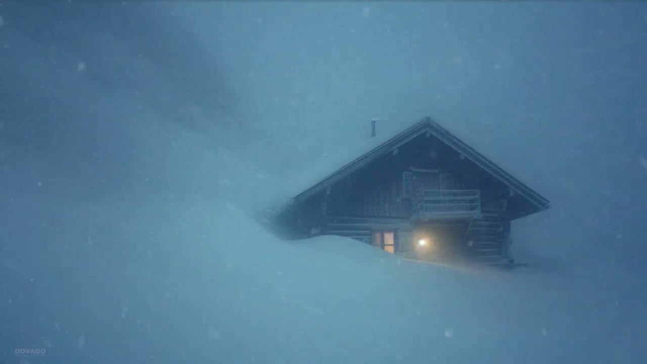 Frosty Breeze Sounds in Dufourspitze, Switzerland Alps┇Heavy Snowstorm & Ultimate Snow Experience