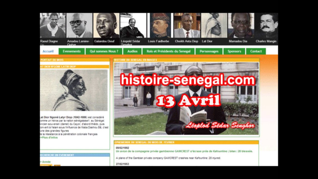 Histoire du Senegal de 1455 à nous jours :13 avril 1987