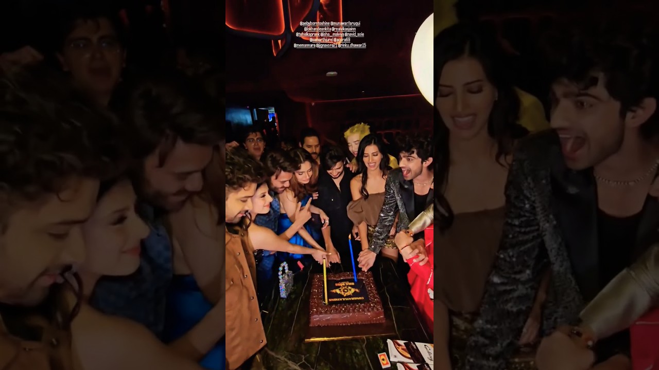Big boss 17 reunion party 😍😍