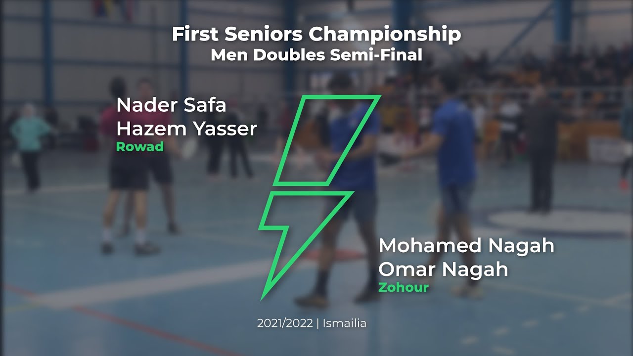 SPEEDBALL - Season 21/22| Men Doubles| Nader S. & Hazem Y. [RSC] VS Mohamed N. & Omar N. [ZSC]