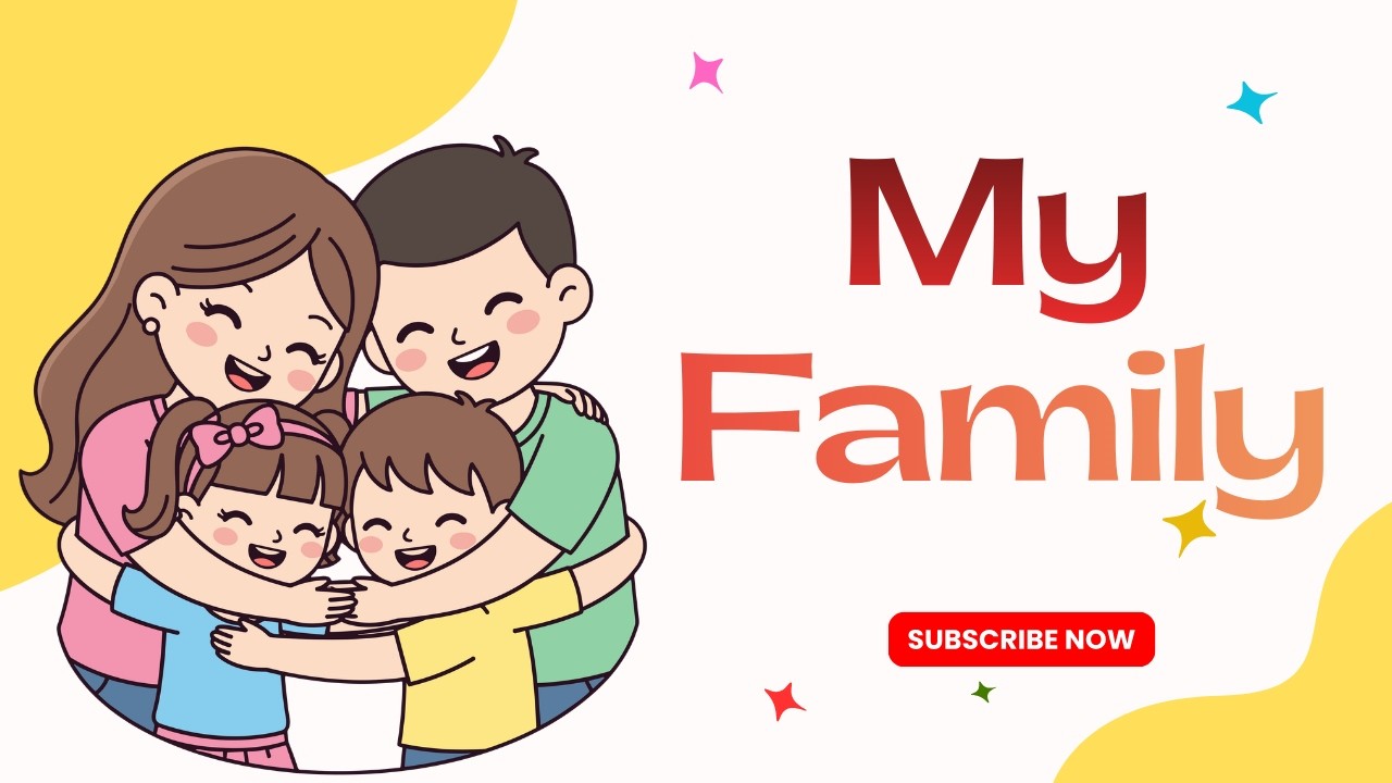 Learn Family Names for Kids| Fun Preschool Learning Video