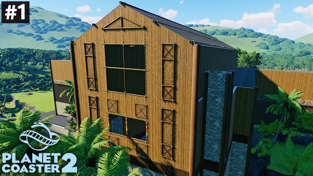 Давайте построим лучший курорт — Planet Coaster 2 — Часть 1 (Входной фасад)