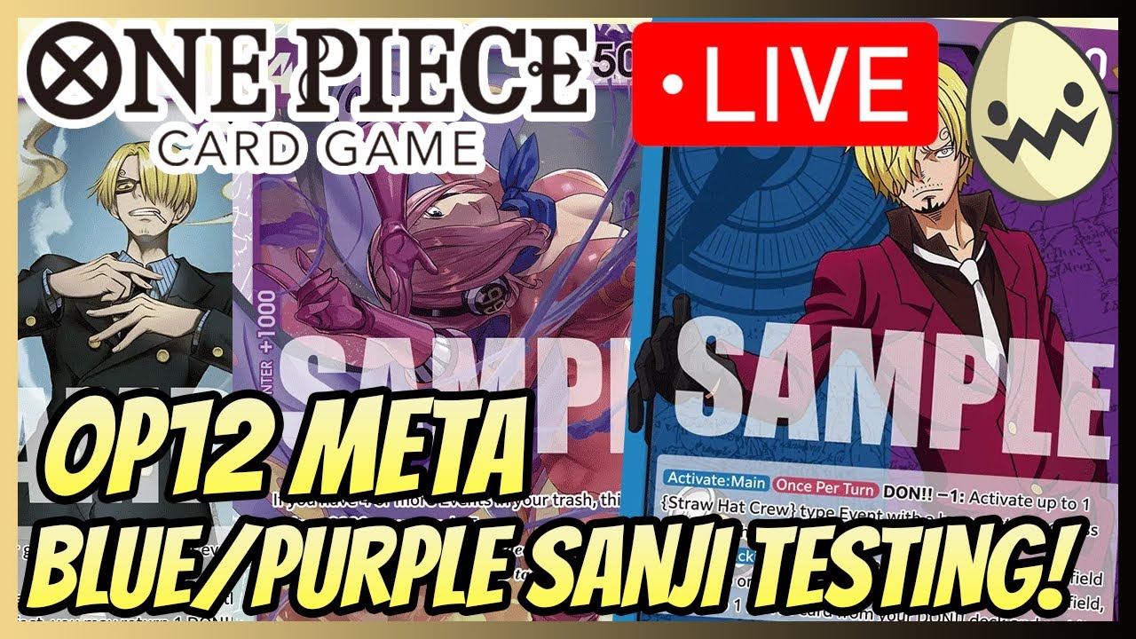One Piece Card Game: OP12 Meta Sanji Testing and Ranked Games!
