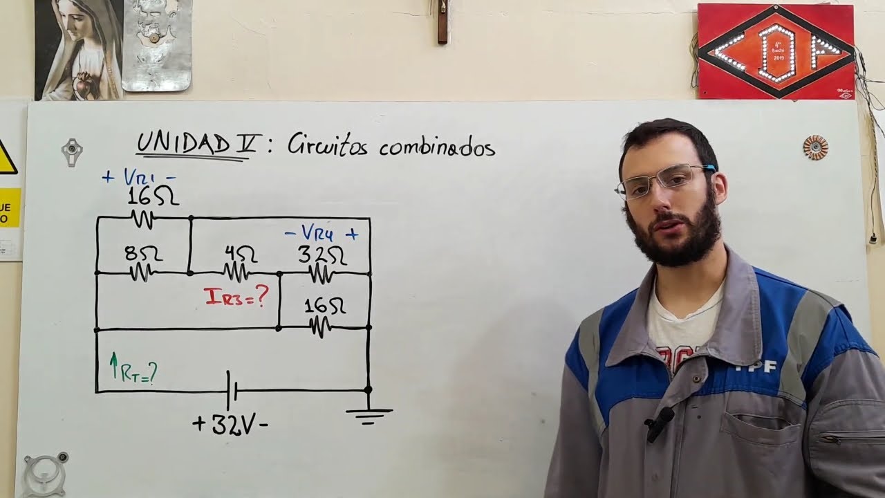 Circuitos combinados en DC - ejemplo con topología confusa