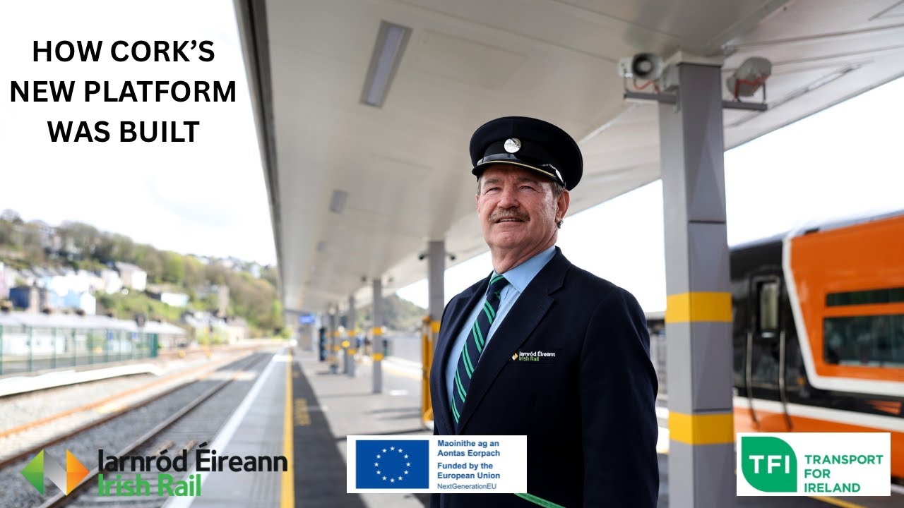 New platform 6 open at Cork's Kent Station - construction timelapse