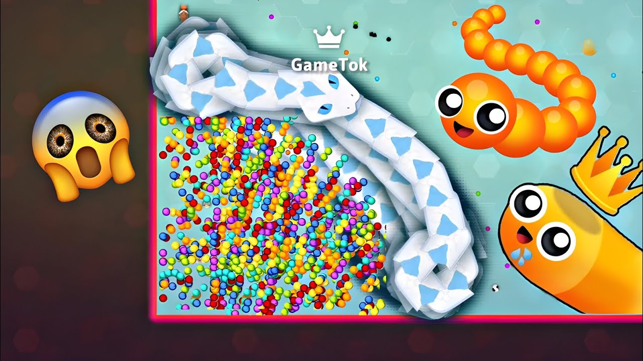 Most Delicious in Snake Io 🐍 Lovely Epic Snake Io Gameplay!