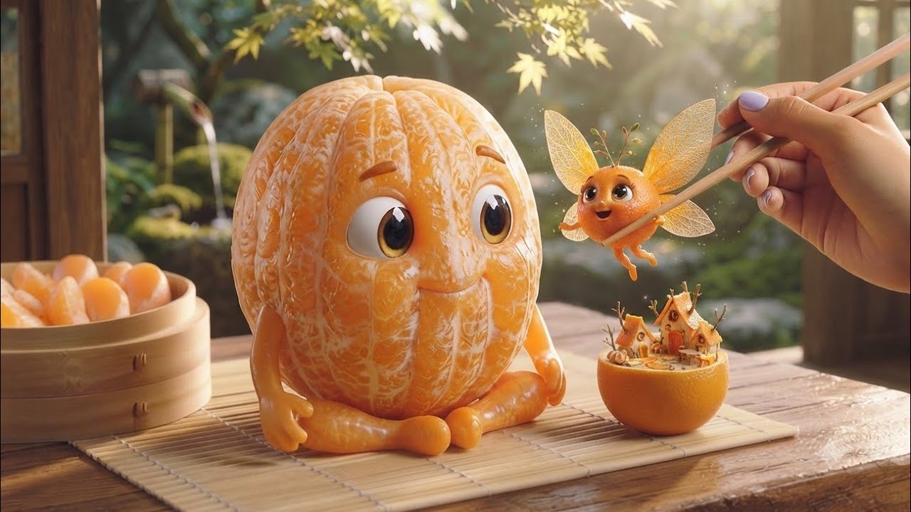 Cute AI Food Characters 🍊🥭🍍The Cutest (And Funniest) 😄AI Food Animation You Will Ever See! 🍓✨ Orangy