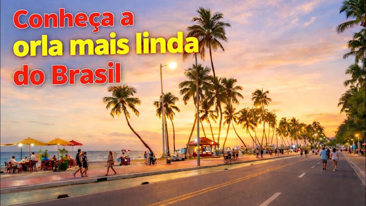 CONHEÇA A ORLA MAIS LINDA DO BRASIL 😍