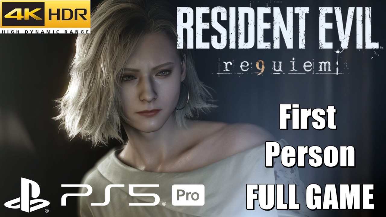 Resident Evil Requiem PS5 Pro &ndash; Full Game First Person 4K HDR  ( All Puzzles & Secrets )