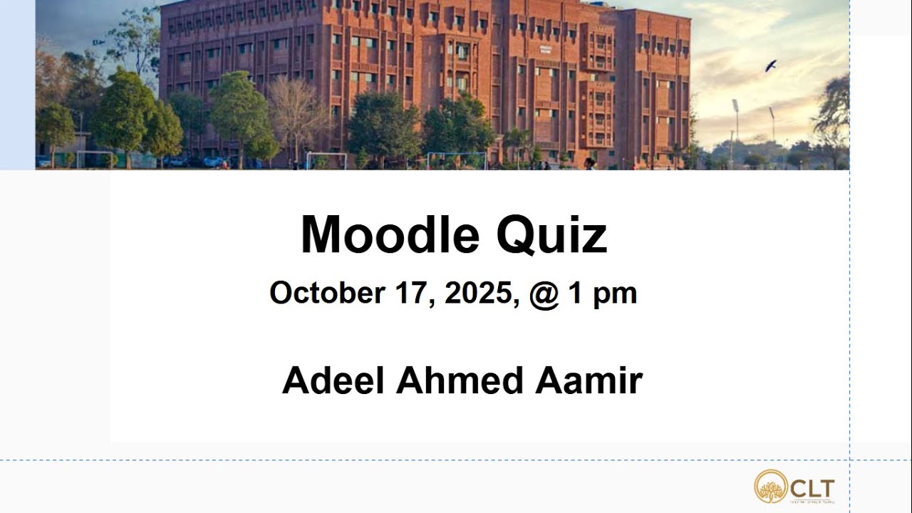 Moodle Quiz