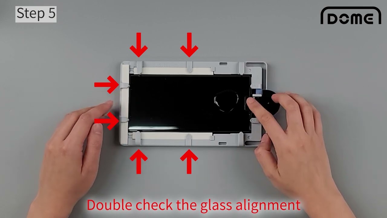 Whitestone Dome Glass for Galaxy S22 Ultra (Rubber Type) Installation Manual