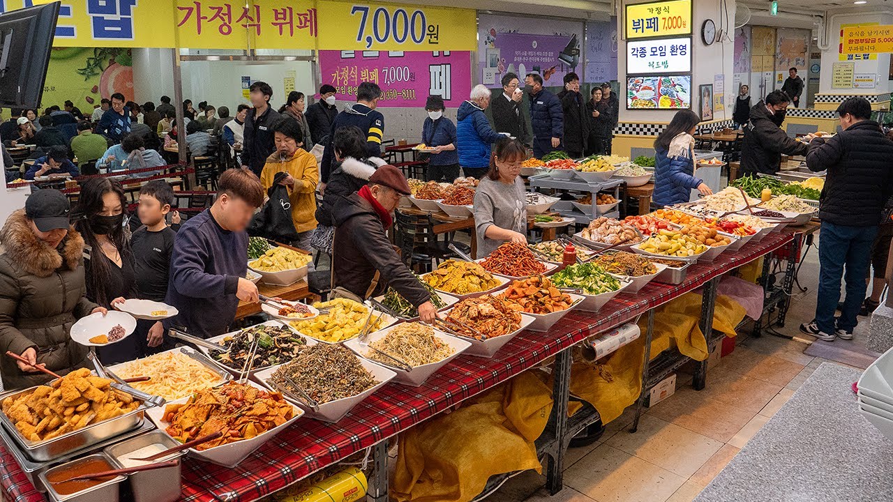 아시아 초가성비 뷔페 탐방! 태국 1800원 가정식 뷔페, 한국 7000원 한식 뷔페, 대만 4000원 도시락뷔페의 놀라운 푸짐한 한끼!/Asian Buffet Collection