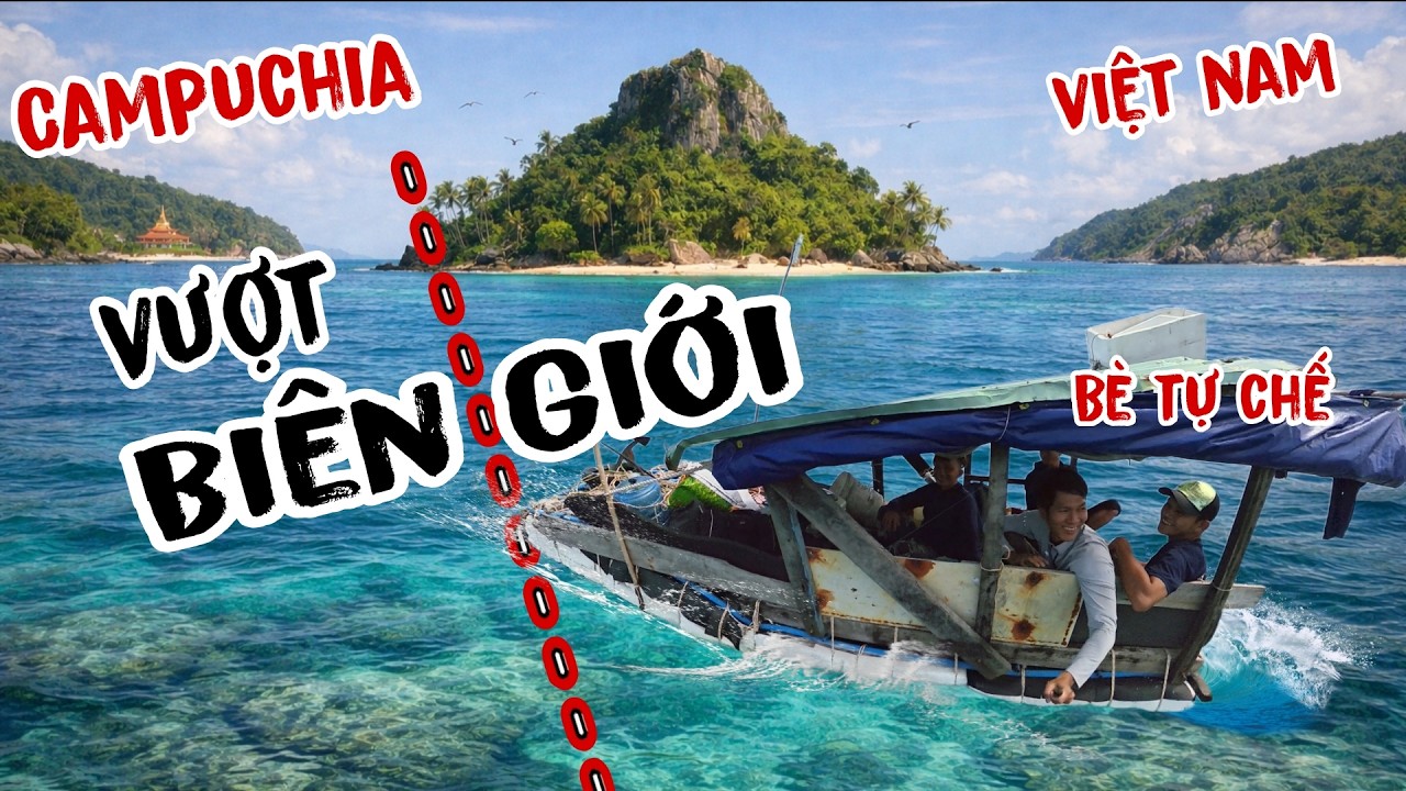 25H sống sót trên đảo hoang biên giới Campuchia | Sinh tồn đảo hoang vịnh Thái Lan