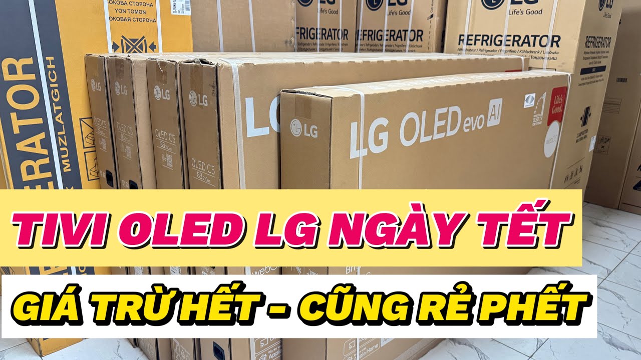 Телевизоры LG OLED к празднику Тет (Лунный Новый год), цены указаны без учета подарков, диагональ...