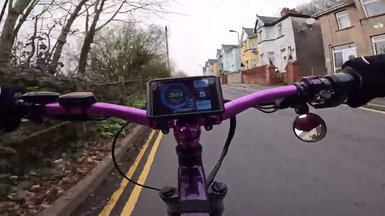 E-MTB 72v 3000w bike ride