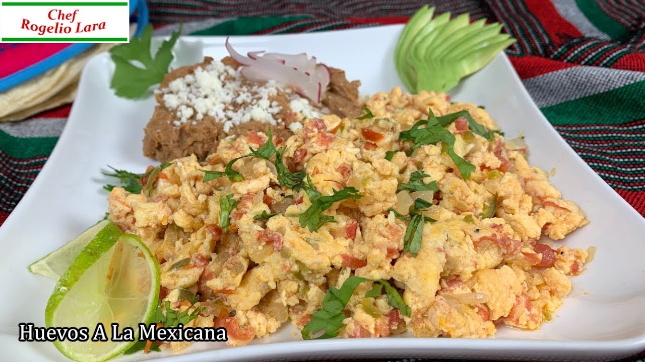 Huevos A La Mexicana , Receta Deliciosa