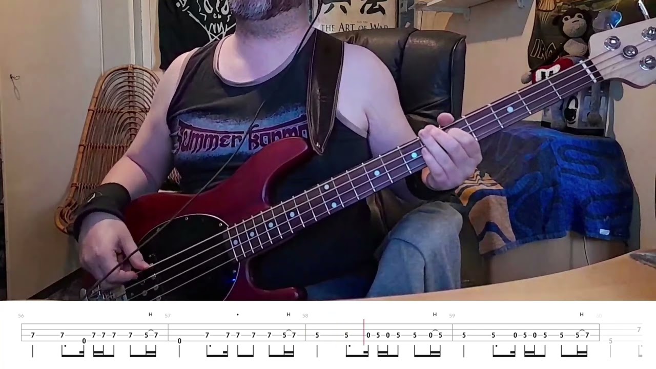 Metallica - Turn The Page (Bass Cover w/ Bass Tabs)