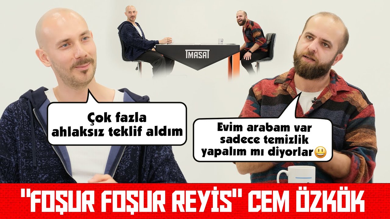 Cem Özkök Masa’da Soru Cevap! Temizlik yapan erkek, eski hali, ahlaksız teklif, Kadir Ezildi