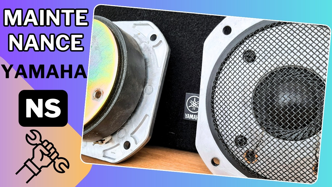 Yamaha NS Speaker Repair: Disassemble & Clean High Range Driver