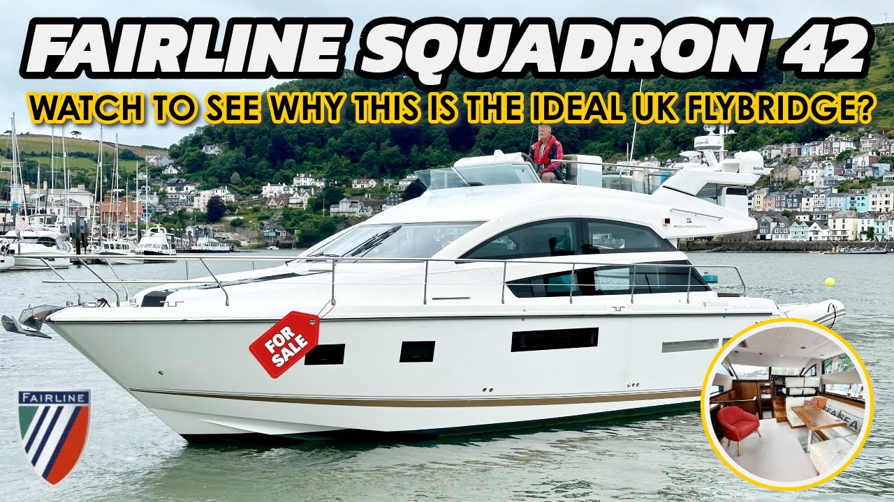 Best Flybridge Boat Under 45ft? - Fairline Squadron 42 Walkthrough