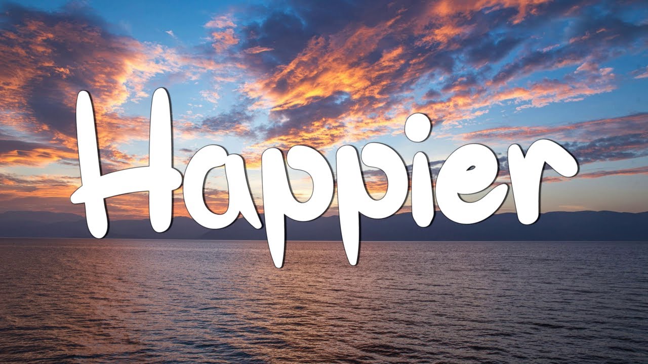 happier - Olivia Rodrigo (Lyric Video) || Madison Beer,Jamie Miller,...