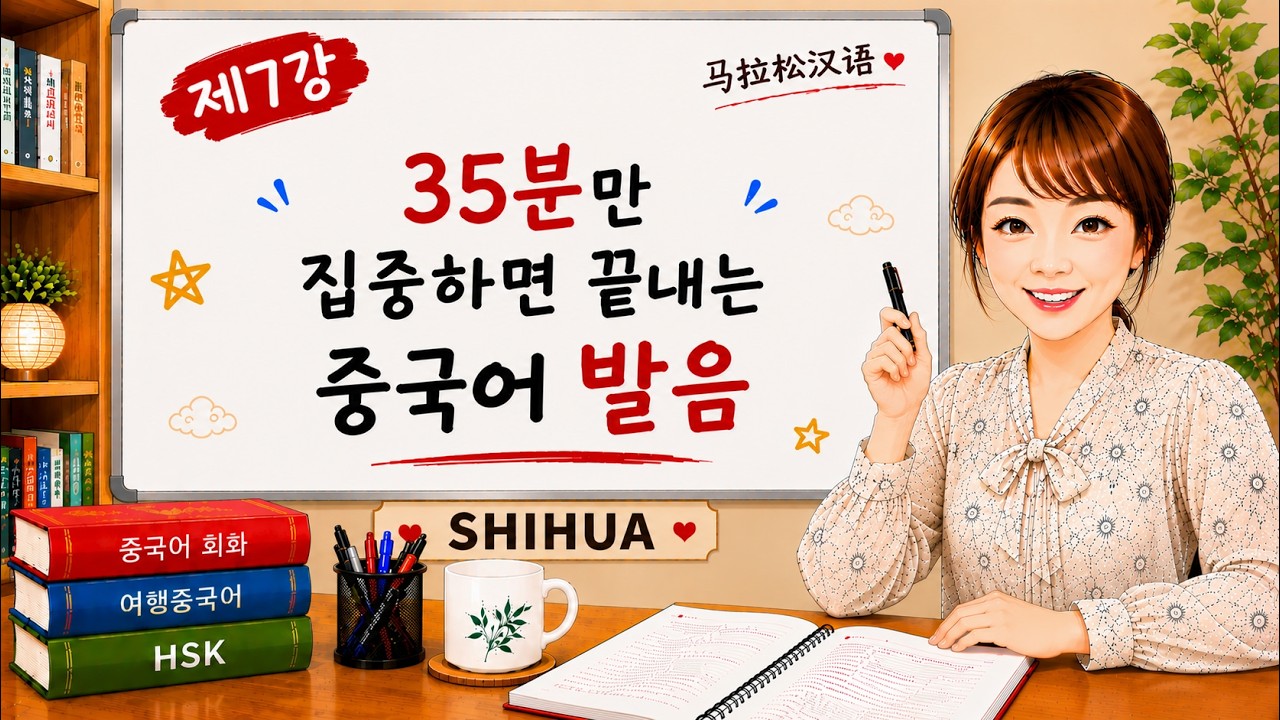중국어 발음 한 번에 끝내기_한어병음, 성조 이것만 기억하세요