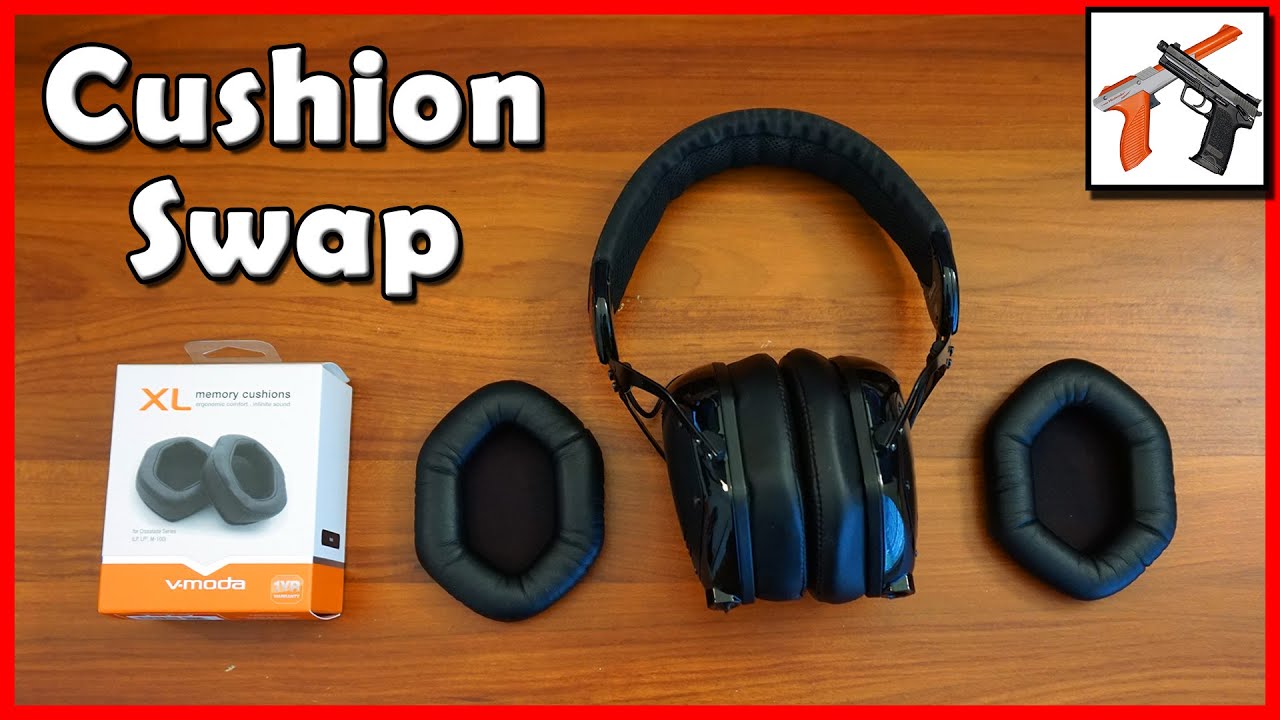 V-Moda M-100 (and Crossfade) XL Earpad Removal / Install: Headphone Memory Cushion Swap Tutorial