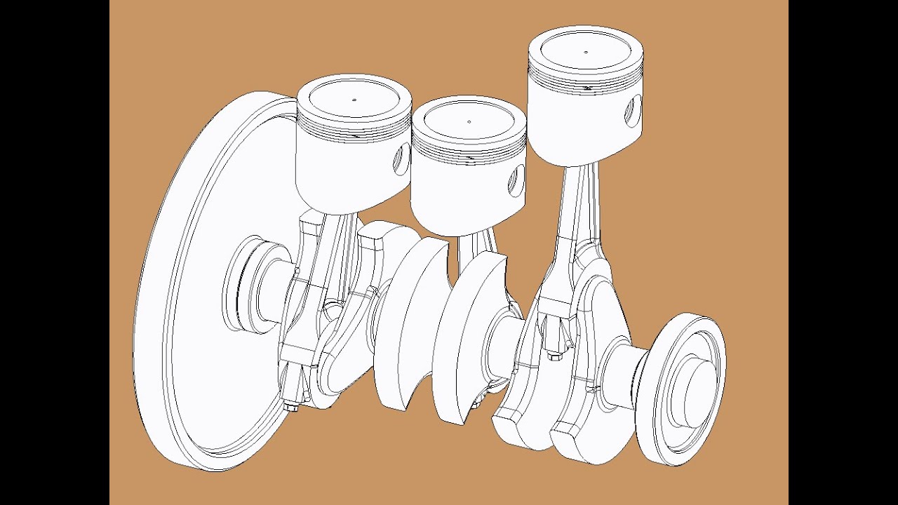 3 ZYLINDER MOTOR WUCHTEN AUSGLEICHEN