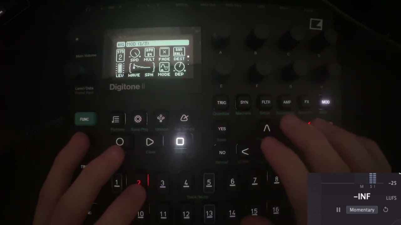 How to make snares in the digitone 2!