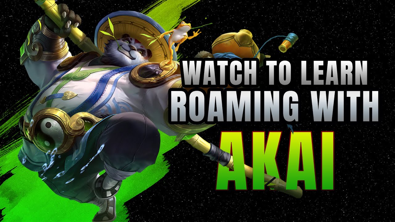Roaming with Akai. Funny MLBB|MLBB roam rotation