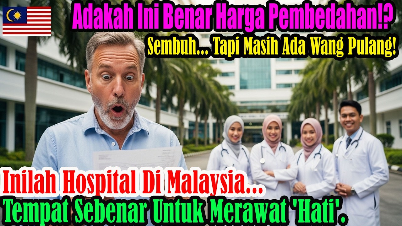 Kerana takut kos pembedahan terlalu tinggi, warga Amerika terkejut lihat harga hospital Malaysia!!!!
