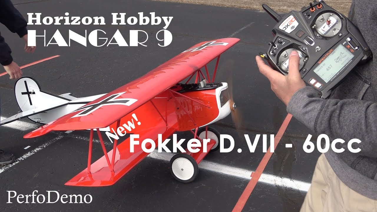 Hangar-9 Fokker D.VII - 60cc Test Flight