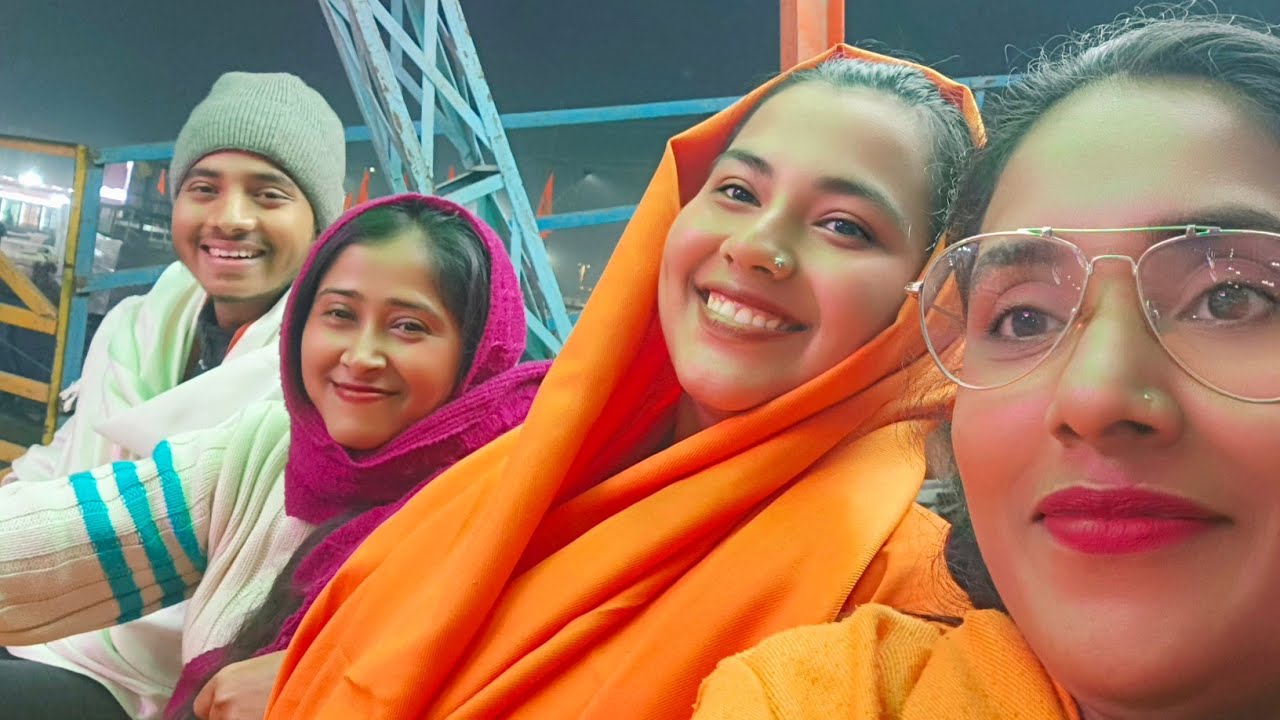 अब हम कभी इस झूले पर नहीं बैठेंगे |  mahakumbh Mela prayagraj 2025 |  144 sal bad ye mauka mila hai