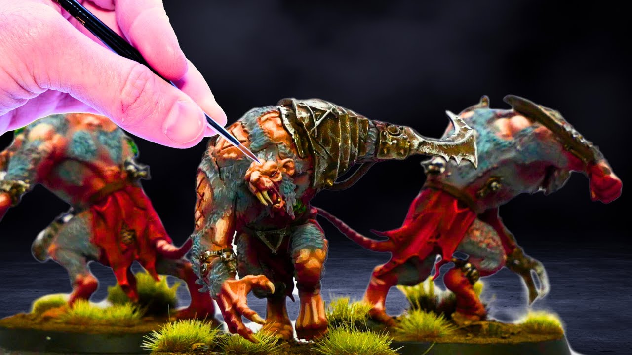 Comment Peindre Les Rats Ogres Skavens Pour Age Of Sigmar ?