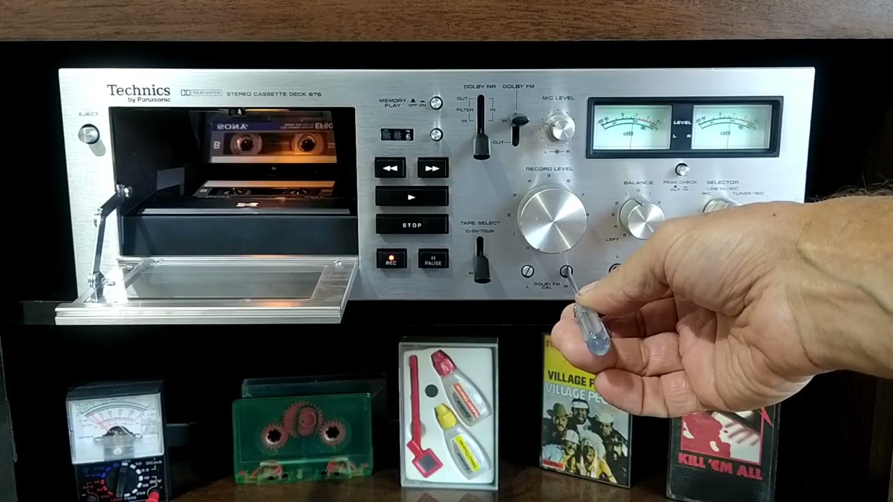 Technics Panasonic RS-676US (DOLBY NR + DOLBY FM + Peak Check) Tape Cassete Deck 1977 (JAPAN)
