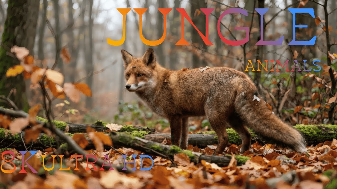 8K Animal World Documentary | Ultra HD Wildlife with Vivid Visuals and Realistic Nature Sounds